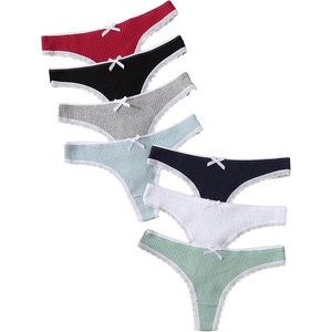 image:imageGORGLITTER Womens Cheeky Underwear Sexy G String Thongs PantiesRed Black Grey Blue Navy Beige Green