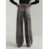 image:imageGORGLITTER Womens Cheetah Print Pants Leopard Straight Leg SweatpantsBlack