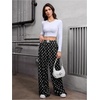 image:imageGORGLITTER Womens Cheetah Print Pants Leopard Straight Leg SweatpantsBlack and White