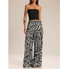 image:imageGORGLITTER Womens Cheetah Print Pants Leopard Straight Leg SweatpantsWhite and Black