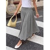 image:imageGORGLITTER Womens Plaid Maxi Skirt Gingham Drop Waist Y2k Fall SkirtsBlack and White