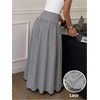 image:imageGORGLITTER Womens Plaid Maxi Skirt Gingham Drop Waist Y2k Fall SkirtsBlack and White