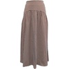 image:imageGORGLITTER Womens Plaid Maxi Skirt Gingham Drop Waist Y2k Fall SkirtsBrown and White