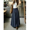 image:imageGORGLITTER Womens Plaid Maxi Skirt Gingham Drop Waist Y2k Fall SkirtsDark Blue