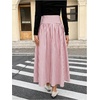 image:imageGORGLITTER Womens Plaid Maxi Skirt Gingham Drop Waist Y2k Fall SkirtsRed and White