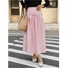 image:imageGORGLITTER Womens Plaid Maxi Skirt Gingham Drop Waist Y2k Fall SkirtsRed and White