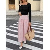 image:imageGORGLITTER Womens Plaid Maxi Skirt Gingham Drop Waist Y2k Fall SkirtsRed and White