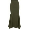 image:imageGORGLITTER Womens Ruffle Maxi Pencil Skirts High Waisted Long SkirtArmy Green