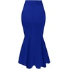 image:imageGORGLITTER Womens Ruffle Maxi Pencil Skirts High Waisted Long SkirtRoyal Blue