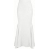 image:imageGORGLITTER Womens Ruffle Maxi Pencil Skirts High Waisted Long SkirtWhite