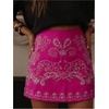 image:imageGORGLITTER Womens Western Concert Outfits Boho Embroidered A Line SkirtsHot Pink