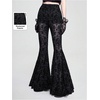 image:imageGORGLITTER Womens Lace Bell Bottom Pants Trousers Rave Gothic ClothesLace Black