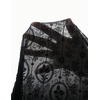 image:imageGORGLITTER Womens Lace Bell Bottom Pants Trousers Rave Gothic ClothesLace Black D