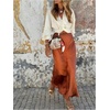 image:imageGORGLITTER Womens Satin Maxi Skirts Trendy Summer Casual Cute Holiday Vacation Party High Waisted Fishtail Long Skirt
