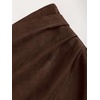 image:imageGORGLITTER Womens Western Cowgirl Suede Wrap Skirts Concert OutfitsCoffee