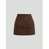 image:imageGORGLITTER Womens Western Cowgirl Suede Wrap Skirts Concert OutfitsCoffee