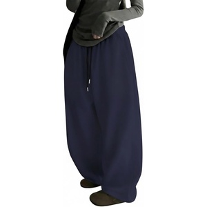 image:imageGORGLITTER Womens Baggy Sweatpants Y2k Drawstring Sweat Pants with PocketsBlue