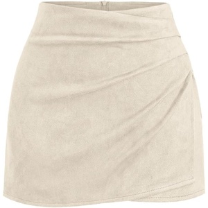 image:imageGORGLITTER Womens Western Cowgirl Suede Wrap Skirts Concert OutfitsApricot