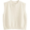 image:imageGORGLITTER Womens Backless Sweater Vest Crochet Lightweight Knit Tank TopWhite