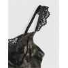 image:imageGORGLITTER Womens Camo Corset Tops Lace Y2k Cute Rave Festival Crop TopArmy Green
