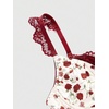image:imageGORGLITTER Womens Camo Corset Tops Lace Y2k Cute Rave Festival Crop TopBurgundy