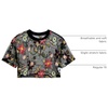 image:imageGORGLITTER Womens Floral Embroidered Sheer Going Out Concert Club Sexy TopBlack Floral