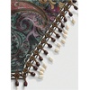 image:imageGORGLITTER Womens Fringe Paisley Print Strapless Asymmetrical Bandeau TopsMulticolor