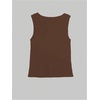 image:imageGORGLITTER Womens Going Out Vest Top Sleeveless Knit Cute Cardigan SweaterBrown