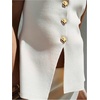 image:imageGORGLITTER Womens Going Out Vest Top Sleeveless Knit Cute Cardigan SweaterWhite