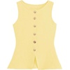 image:imageGORGLITTER Womens Going Out Vest Top Sleeveless Knit Cute Cardigan SweaterYellow