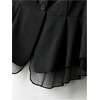 image:imageGORGLITTER Womens Plus Size Blazer Vest Sleeveless Business Casual OutfitsBlack