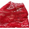 image:imageGORGLITTER Womens Plus Size Lace Tops Y2K Long Sleeve Going Out Peplum TopSolid Red