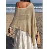 image:imageGORGLITTER Womens Poncho Tops Sequin Sparkly Sheer Shawl Cape TopsChampagne