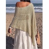 image:imageGORGLITTER Womens Poncho Tops Sequin Sparkly Sheer Shawl Cape TopsGold