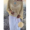 image:imageGORGLITTER Womens Poncho Tops Sheer Shawl Cape Top Sparkly Sequin SweatersGold