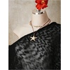 image:imageGORGLITTER Womens Sheer Top Asymmetrical One Shoulder Cape Wrap Y2k PonchoBlack