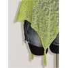 image:imageGORGLITTER Womens Sheer Top Asymmetrical One Shoulder Cape Wrap Y2k PonchoMint Green