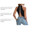 image:imageGORGLITTER Womens Sleeveless Cute Sexy Summer Club Going Out Halter TopsBlack