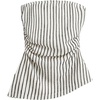 image:imageGORGLITTER Womens Strapless Asymmetrical Bandeau Tube Cute Going Out TopsBlack and White