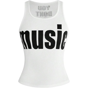 image:imageGORGLITTER Womens Graphic Tank Tops Y2k Going Out Concert OutfitsWhite