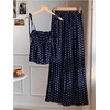 image:imageGORGLITTER Womens 2 Piece Going Out Sets Polka Dots Cute Brunch OutfitsBlue