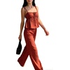 image:imageGORGLITTER Womens 2 Piece Going Out Sets Polka Dots Cute Brunch OutfitsBrown