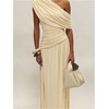 image:imageGORGLITTER Womens Bridesmaid Dresses One Off The Shoulder Formal DressesApricot