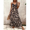 image:imageGORGLITTER Womens Cheetah Leopard Animal Print Flowy Maxi Long DressesBlack and Brown