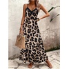 image:imageGORGLITTER Womens Cheetah Leopard Animal Print Flowy Maxi Long DressesBlack and Brown