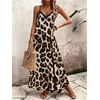 image:imageGORGLITTER Womens Cheetah Leopard Animal Print Flowy Maxi Long DressesBrown