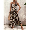 image:imageGORGLITTER Womens Cheetah Leopard Animal Print Flowy Maxi Long DressesBrown