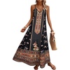 image:imageGORGLITTER Womens Cheetah Leopard Animal Print Flowy Maxi Long DressesMulticolor