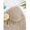 image:imageGORGLITTER Womens Crochet Going Out Outfit Crop Tube Top Fringe Mini SkirtKhaki