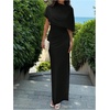 image:imageGORGLITTER Womens Elegant Classy Cape Dress Party Draped DressBlack